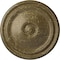 Ekena Millwork Reece Ceiling Medallion (Fits Canopies up to 2 3/8"), 12"OD x 1 3/4"P, Mississippi Mud Crackle CM12REMMC - alternate 1